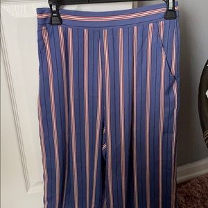 Boutique striped flowy pants
